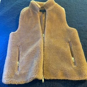 J Crew Faux Fur Vest - Size M